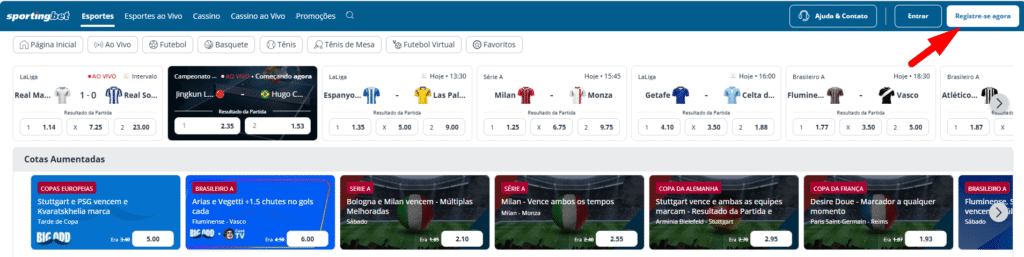 como apostar no esporte bet - registre-se